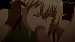Hentai Animated Fucking Huge Boobies Girls inside a Isekai Harem