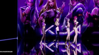 [MMD] Stellar - Marionette Kpop Striptease Dance Ahri Akali Kaisa Evelynn Seraphine KDA Popstar