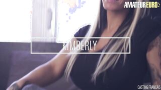CASTING FRANCAIS - Long Boobies Blonde Newbie Tries Casting And Loves It - AMATEUR EUROPEAN