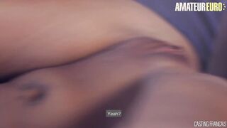 CASTING FRANCAIS - Long Boobies Blonde Newbie Tries Casting And Loves It - AMATEUR EUROPEAN