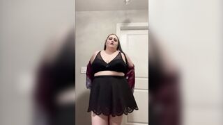 BBW Megzxxxo Hot Business Woman Strip - FULL BODY NUDITY