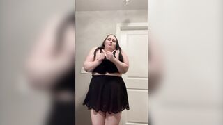 BBW Megzxxxo Hot Business Woman Strip - FULL BODY NUDITY