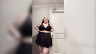 BBW Megzxxxo Hot Business Woman Strip - FULL BODY NUDITY