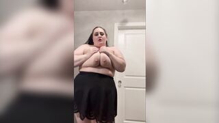BBW Megzxxxo Hot Business Woman Strip - FULL BODY NUDITY