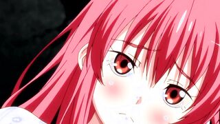 Anime Yuri Animated Lesbo Girls Finger Fuck and Massaging inside Restroom