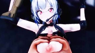 [MMD R-18] Fake Haku Soldier PLOWED ROUGH CUM 3D ANIME NSFW NTR FAP HERO