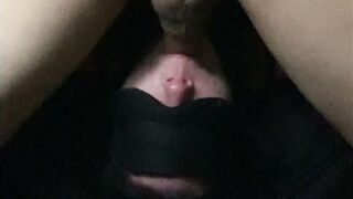 Cougar Submissive Sub Uses Her Dick Sleeve to Got Throat Pied inside this Hardcore sloppy Deep throat