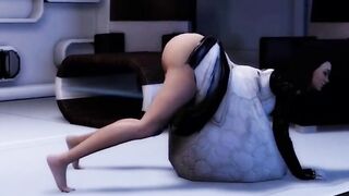 Double anal vore belly stuffing