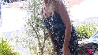 nippleringlover Hottie cougar flashing tiny hooters insane spread nipple piercings