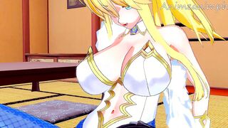 Endless Thighjobs with Artoria Pendragon from Fate Grand Order