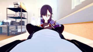 Genshin Impact: Mona sex with good chick (3D Animated)