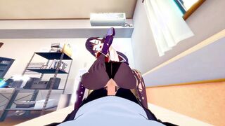 Genshin Impact: Mona sex with good chick (3D Animated)
