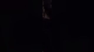 Long native tittles swinging and bouncing