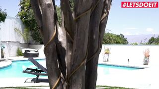 LETSDOEIT - 2 Bubble Booty cougar's Abigail Mac And Madelyn Monroe Hardcore 3Some Sex