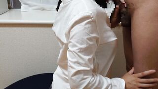 【素人カップル】OL風？着衣でセックス【中出し】