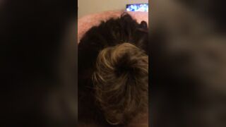 teen year older BBW give an extreme and sloppy fellatio to a friend (m1cahr4y on OF!!)