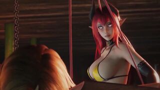 Cartoon 3D uncensored A Succubus Dominates An Elf