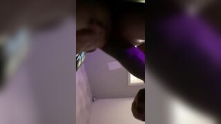 Massaged then finger bang until squirts from loud soak cunt, noises at 05:50 ish