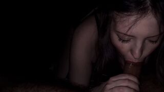 18 does oral sex and cum compilation with an adult man