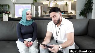 Young muslim sluts trained by her soccer trainer