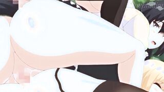 Animated Animated Fucking Isekai Harem of Babe Girls Until Cumshot