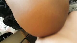 Beauty African Cougar Taking Multiple Backshots from BWC