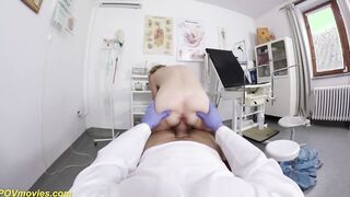 big tit 73 years older MILF point of view plowed by doctor