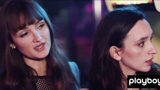 Gamer 18 yo Sarah Royce lured inside lesbo sex by big tit