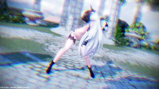 【MMD R-teenagers SEX DANCE】HAKU CUTIE BOOTY SUCCUBUS BOOTY DANCING CYBER-THUNDER CIDER [BY] Orion DobleDosis