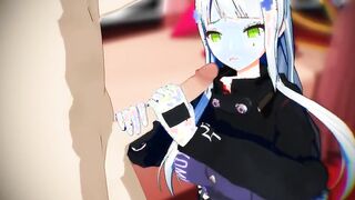 MMD R-18 yo HK416 Service 3d cartoon plowed it