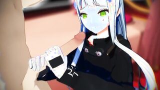 MMD R-18 yo HK416 Service 3d cartoon plowed it