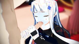 MMD R-18 yo HK416 Service 3d cartoon plowed it