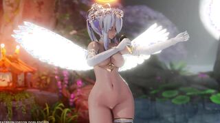 【MMD R-teenie SEX DANCE】HAKU BABE ANGEL BEAUTY YUMMY BOOTY JEWEL TASTY BUTTOCKS [BY] Orion DobleDosis