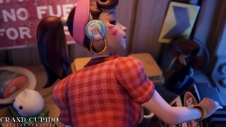 Dva Close Sex inside Garage [Grand Cupido]( Overwatch )