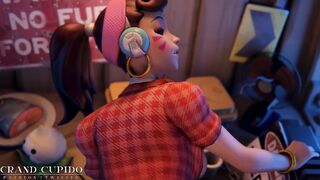 Dva Close Sex inside Garage [Grand Cupido]( Overwatch )
