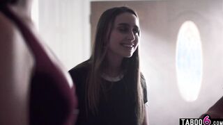 Dad fucks daughters eighteen friend Anny Aurora into the middle