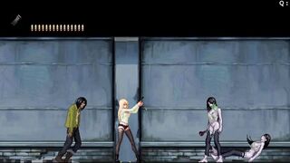 Blonde crazy hot sluts have sex with zombies part two (parasite into city)