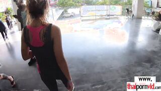 Slim amateur Thai 19 yo Bee alpinist wants to reach the