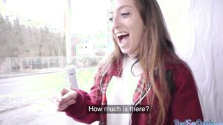 Outdoor pov outdoors sex of slutty tights teenie for finances