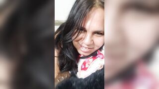 My Teddy Bear big black cock Boned CUM into Mouth