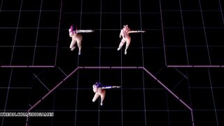 [MMD] Dreamcatcher - SCREAM Striptease Ahri Akali Kaisa Evelynn Seraphine KDA League of Legend