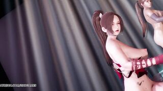[MMD] PSY - GENTLEMAN DOA Nude Dance Marie Rose Honoka Misaki Mai Shiranui Tamaki Katsumi Nyotengu
