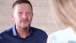 Blonde Russian Monika Fox and Her Husband Welcomed New Neighbor