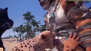 Furry Porn Cheetah Head Compilation