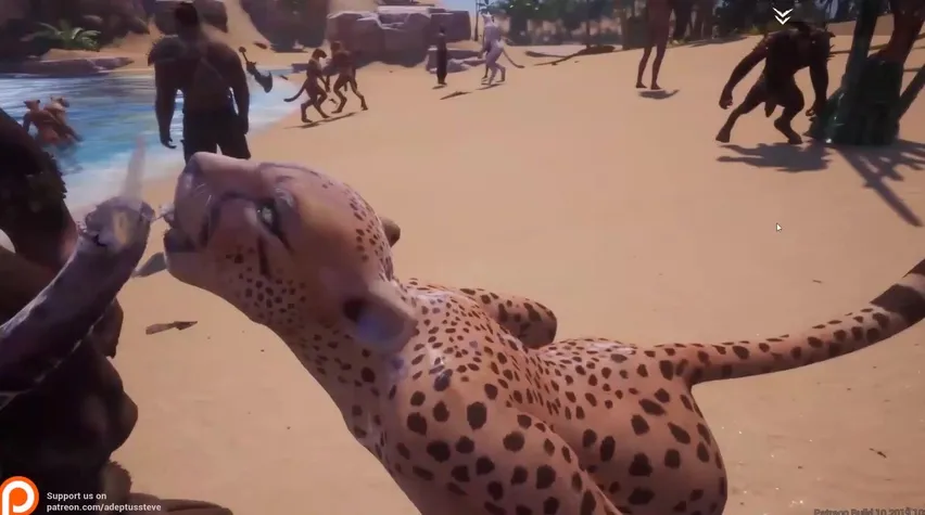 Cheetah Porn - Furry Porn Cheetah Head Compilation