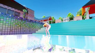 mmd r18 pool party kancolle she is a best fucker 3d anime