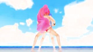 【SEX-MMD】Miku & Luka - Pondesuten (Yuri)【R-18】