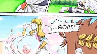 Zelda Milky Titted Growth - Expansion animated comic