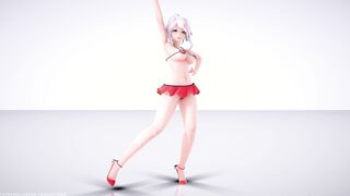 【MMD R-teenie SEX DANCE】HAKU GODDESS HEART LINGERINE HOT BUTT DANCING MARINE BLOOMIN [BY] Orion DobleDosis