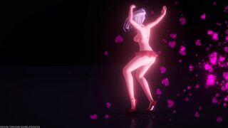 【MMD R-teenie SEX DANCE】HAKU GODDESS HEART LINGERINE HOT BUTT DANCING MARINE BLOOMIN [BY] Orion DobleDosis